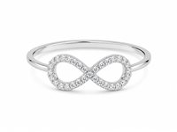 Anillo Idee Preziose dal 1987 Mujer in Oro blanco Zircone IP.AK18B/113